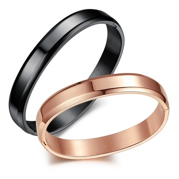 情侶手環・白鋼｜簡約主義・客製刻字・週年紀念