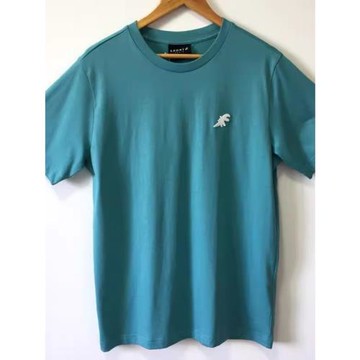 夏季新品小b sport刺繡小恐龍胸標休閑短袖圓領純棉半袖男式T恤