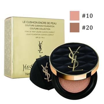YSL 恆久完美霧光氣墊粉餅(14g) SPF23/PA++ [高訂菱格版/百貨公司專櫃貨]