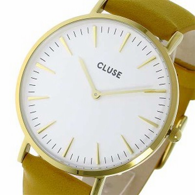 腕時計 レディース クルース Cluse ラ ボエーム レザーベルト 38ｍｍ クオーツ Cl ホワイト ホワイト 通販 Lineポイント最大get Lineショッピング