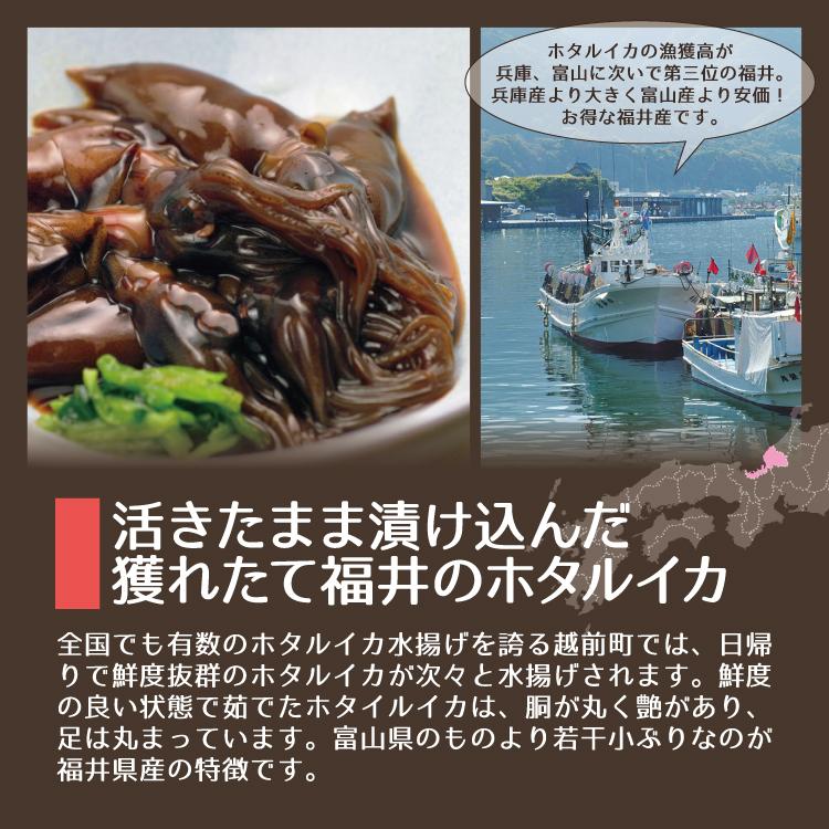 お歳暮 ホタルイカの沖漬け １キロ！ 獲れたて 福井県産 ほたるいか 醤油漬け 日本海 珍味 250g×4