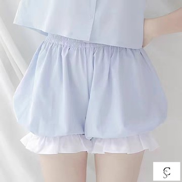 【XL-8XL大尺碼】👩安全褲 冰絲安全褲 加大碼 安全褲夏季冰絲安全褲女薄款防走光南瓜褲不捲邊外穿寬鬆保險jk打底短