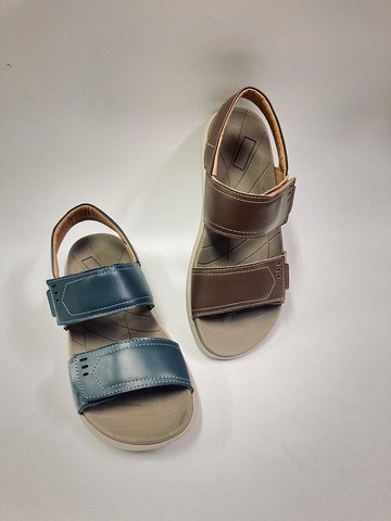 3025 腳背可調整真皮男涼拖鞋 運動涼鞋