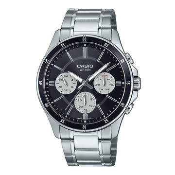 CASIO MTP-1374D-1A3 三眼運動風格 時尚男指針錶 送原廠錶盒