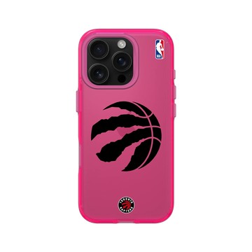 iPhone 16 Pro Clear 粉漾桃 - NBA - B&W-多倫多暴龍 Toronto Raptors B&W