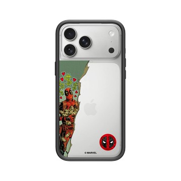 iPhone 17 Pro Max Mod NX -邊框背蓋組合 (相機按鈕) 黑 - 迪士尼-漫威 Marvel - 死侍 - $$