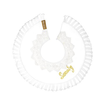 Roaze 柔仕 日系典雅圍兜 - 360度皆可使用  細緻面料  兩段式調整脖圍  甜心蕾絲  1件  1入