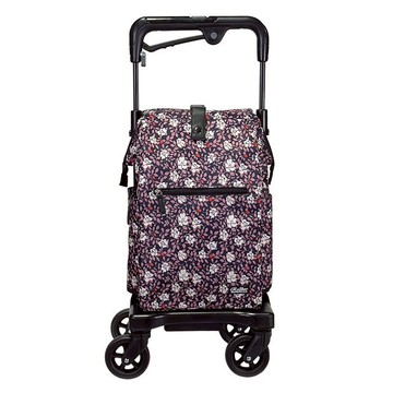 【海夫健康生活館】YL 高度調整 煞車 全車輪360° 銀髮族 購物助行車 步行輔助車 櫻花粉(NO.07SC)