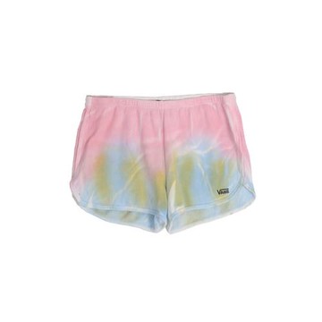 【青春扎染】美國滑板外貿原單 夏裝新款 收腰闊腿寬松短褲熱褲女