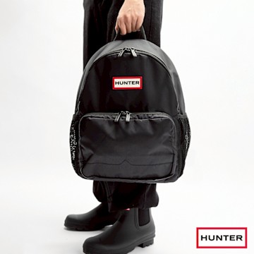HUNTER - 尼龍經典後背包-黑色