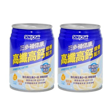 SENTOSA 補体康高纖高鈣營養配方 240mlx24瓶/箱 (2箱) 奶素可食