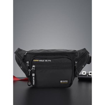 腰包男多隔層胸包斜挎包時尚中年男士背包華朗迪爾牛津布單肩包