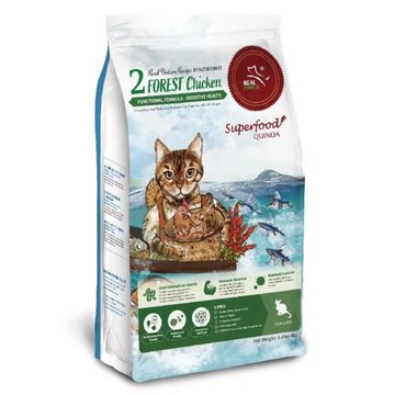 【瑞威寵糧】 天然平衡 貓糧2號 森林燉雞 腸胃健康配方 4KG