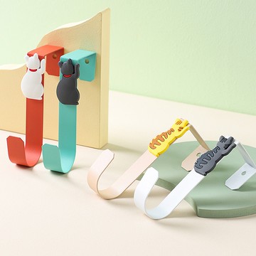 ❤️隔日到貨❤️貓咪門後掛鉤  貓咪掛鉤  造型掛鉤  門後掛鉤  免釘掛鉤  #113