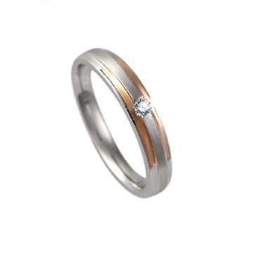 KOR蔻兒鑽石 專寵 愛情 鑽石14K金白鋼 女戒指