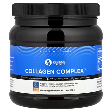 Designs For Health, Designs For Sport®，Collagen Complex™ 膠原蛋白，13.8 盎司（390 克）