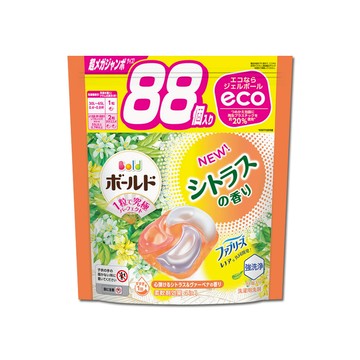 [日日好物]日本P&G-Bold強洗淨4合1消臭柔軟香氛洗衣凝膠球88顆/袋(多款可選)