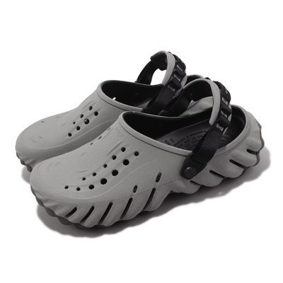 Crocs 涼拖鞋 Echo Reflective Clog 男鞋 女鞋 反光黑 波波反光克駱格 卡駱馳 2087950WN