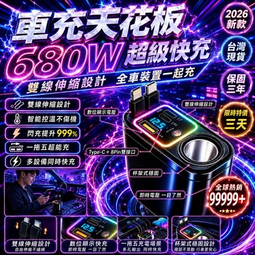 正品特惠👍車用充電器 帶線汽車點煙器 汽車充電器 車充擴充器 點菸器擴充 汽車快充頭 車用快充 伸縮車充 汽車充電器
