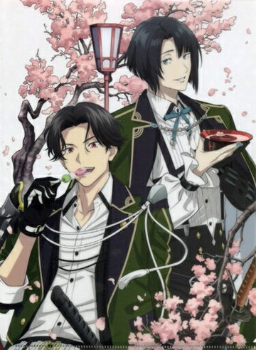 豐前江&松井江A4文件夾特刀劍亂舞-花丸-～雪月華～動畫Dear 2023年4月號別冊Otmedia SPRING2023第1贈品