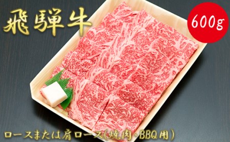 ロースまたは肩ロース600g (焼肉・BBQ用)