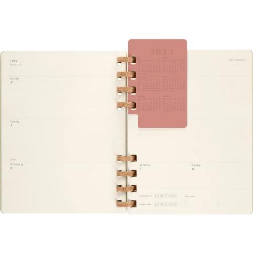 Moleskine 2024 Spiral Academic Planner  12M  Extra Large  Crush Ki 