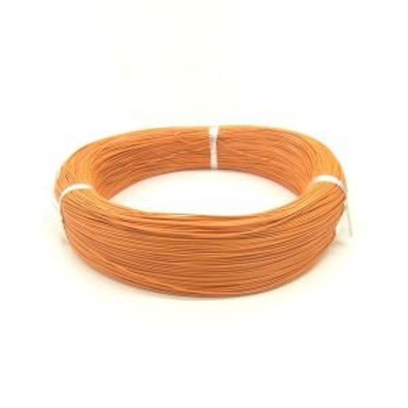 三山電線 機器配線用耐熱ビニル電線 定格電圧600V AWG14 153m巻 橙 ULSTYLE1015AWG14×153mダイダイ - 1