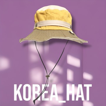 台灣現貨 登山帽 韓國製登山帽 正韓登山帽 AR16 好搭春夏款綁繩漁夫帽 登山帽 遮陽帽 帽子 黃綠配色