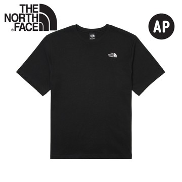 【The North Face 中 Essential 簡約小 Logo寬鬆短袖T恤《黑》】8GWE/中性/寬鬆T/短T/登山