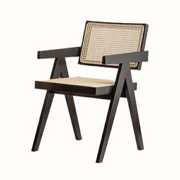 北歐風 藤編網美椅 倒V椅 昌迪加爾餐椅 Chandigarh chair CH095