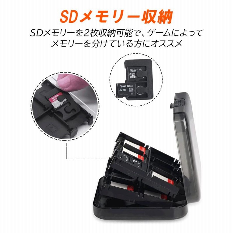 Amazon.co.jp: Switch ゲームカードケーススイッチ カードケース