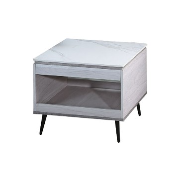 ASSARI 青森2.2尺岩板小茶几(寬65x深65x高48cm)