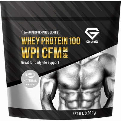 ホエイプロテイン100 WPI 3kg CFM製法 ナチュラル 筋トレ おきかえダイエット