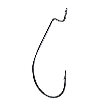 VARIVAS Nogales 限量 輕磅數 寬腹 曲柄鉤 ライトクラス 細鉤骨 軟蟲 路亞 根魚 BASS #1(0.72mm)  1個