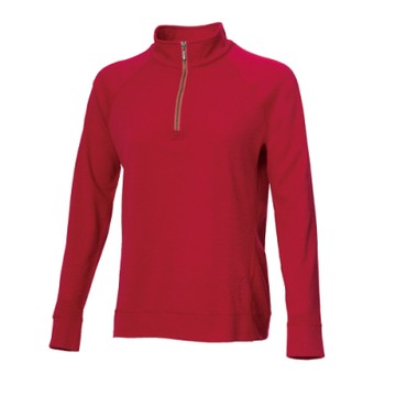 【WILDLAND荒野】女彈性針織麻花時尚上衣20玫瑰紅