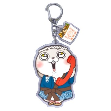 好想兔 壓克力造型鑰匙圈 電話  1個