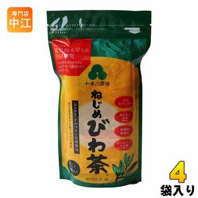 十津川農場 ねじめびわ茶 ティーバッグ 2g×24バック 4袋 (1袋入×4 まとめ買い)