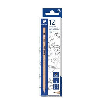 【STAEDTLER 施德樓】原木桿鉛筆 MS12360-2【APP滿額下單10%點數(單一帳號最高5000點)】1/31止