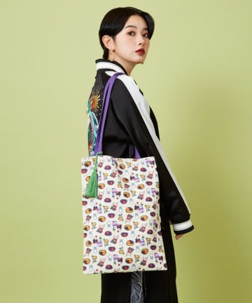 SaibabaEthnique【熱門預購】SH 聯名藝術托特包 (5色)7IKP6101