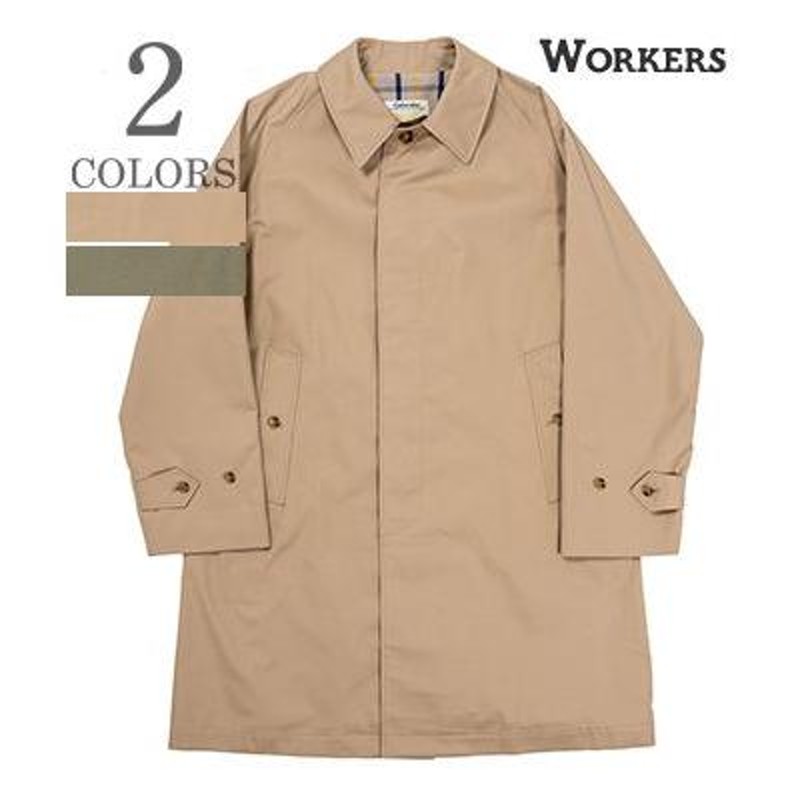 ワーカーズ ギャバジン ステンカラー バルカラーコート WORKERS Bal Collar Coat 22a-1-bcc | LINEブランドカタログ