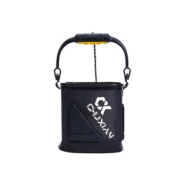 LGS熱購品 折疊款-軟式水桶 (活魚桶 釣魚桶 取水桶 打水桶 網蓋水桶)