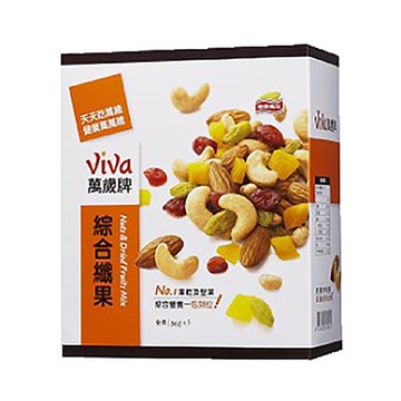 萬歲牌綜合纖果-隨手包/36g/5包/盒
