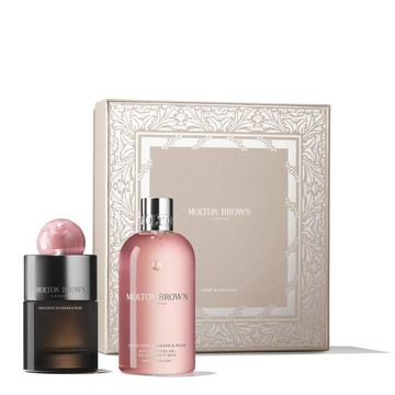 Molton Brown 耶誕魅惑大黃玫瑰香氛洗浴禮盒