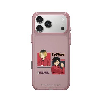 iPhone 17 Pro Max Clear (相機按鈕) 晶醺玫 - 排球少年 Haikyu!! - 孤爪研磨 & 黑尾鐵朗 02
