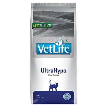 Farmina 法米納 VetLife VCU-9 獸醫天然處方系列 貓用極低敏配方水解蛋白 乾飼料  2kg  1袋