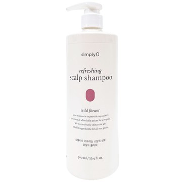 simply O 清爽頭皮洗髮乳 Wild Flower  500ml  1瓶