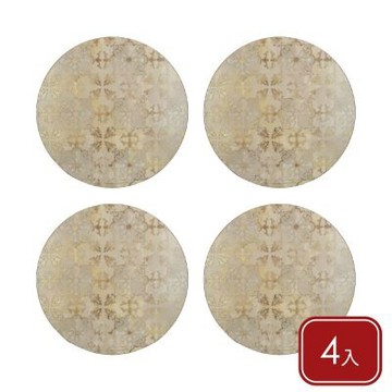 《Creative Tops》英國 木質圓餐墊4入(古典紋飾29cm) | 桌墊 軟木餐墊