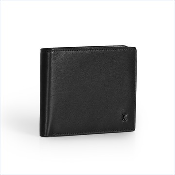 Plain 真皮橫式短夾(零錢袋)[N-499]