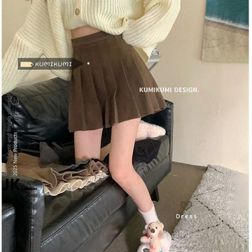 【JK極客】半身裙寬鬆 寬鬆百褶短裙 連衣裙子百褶裙女秋冬春夏短裙