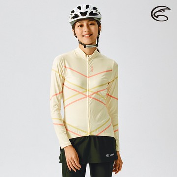 ADISI 女抗UV快乾長袖自行車衣ABL2192202 (S-2XL) / 輕量 吸濕排汗 速乾 抗紫外線 防曬 反光